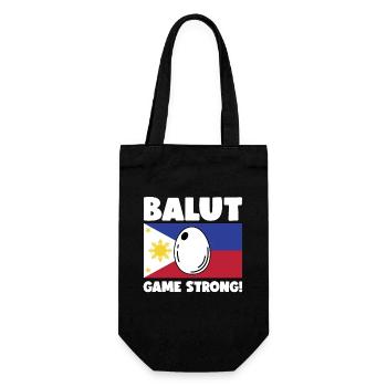 Balut jeu fort - Sac à bouteille - noir - Devant