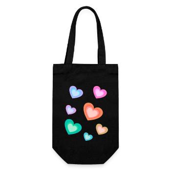 Sincère Saint-Valentin Fête des mères Anniversaire - Sac à bouteille - noir - Devant