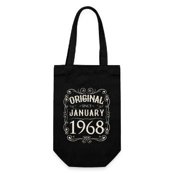 Vintage - Original depuis l'anniversaire de janvier 1968 - Sac à bouteille - noir - Devant