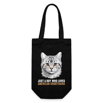 Cat Cats American Shorthair - Gift Bag for Bottles - black - Front