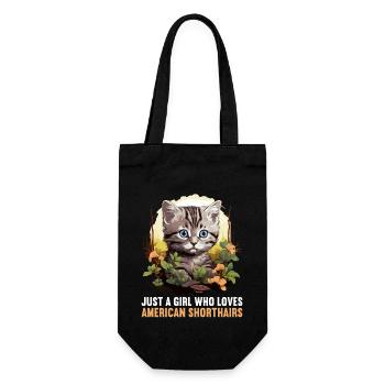 Cat Cats American Shorthair - Gift Bag for Bottles - black - Front