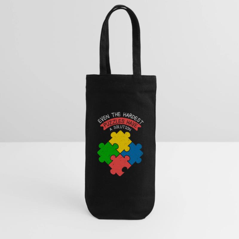 Même les puzzles les plus difficiles ont une pièce de solution Jig Sac à bouteille