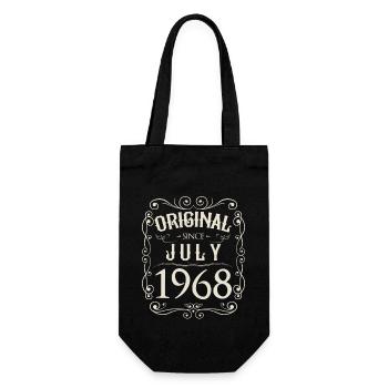 Vintage - Original depuis juillet 1968 Anniversaire - Sac à bouteille - noir - Devant