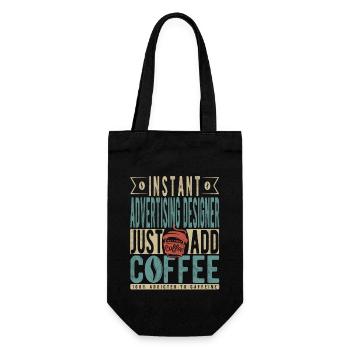 Concepteur de publicité instantanée Il suffit d’ajouter du café - Sac à bouteille - noir - Devant