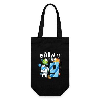 Bääm : J’ai 9 ans, astronaute - Sac à bouteille - noir - Devant