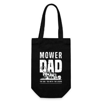 Mower Dad The Idol The Myth The Legend Lawn Ranger - Gift Bag for Bottles - black - Front