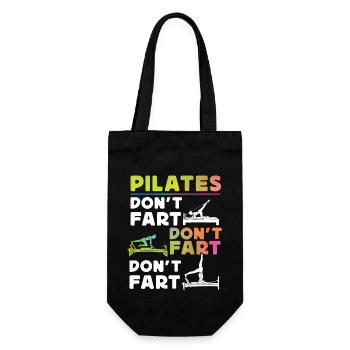 Pilates Instructor Teacher - Geschenkbeutel für Flaschen - Schwarz - Vorne
