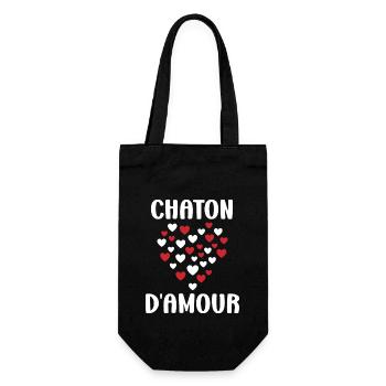 Chaton - Sac à bouteille - noir - Devant