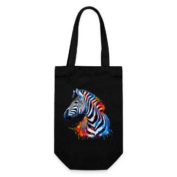 Zèbre - Sac à bouteille - noir - Devant