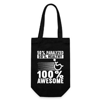 Wheelchair users Wheelchair - Gift Bag for Bottles - black - Front