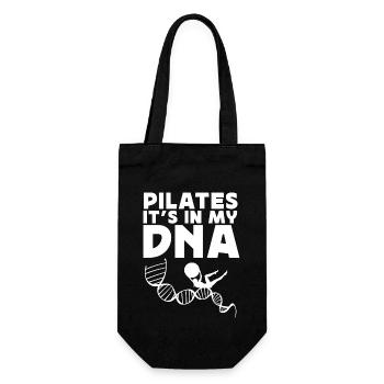 Pilates Instructor Teacher Pilates - Geschenkbeutel für Flaschen - Schwarz - Vorne
