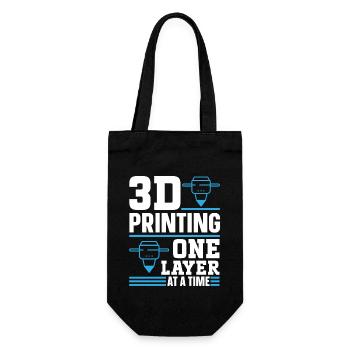 3D Drucker 3D Druck - Geschenkbeutel für Flaschen - Schwarz - Vorne