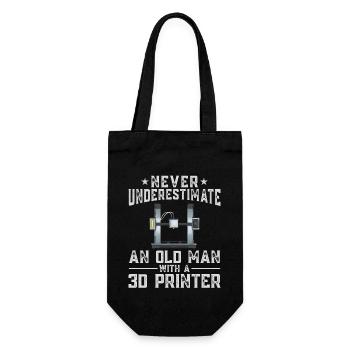 3D Drucker 3D Druck - Geschenkbeutel für Flaschen - Schwarz - Vorne