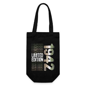 Limited Edition Since 1942 Birthday Vintage 1942 - Gift Bag for Bottles - black - Front