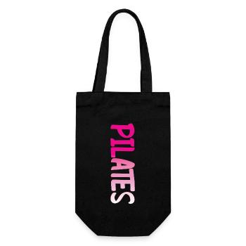 Pilates Instructor Teacher Pilates - Geschenkbeutel für Flaschen - Schwarz - Vorne