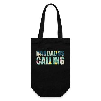Barbados Souvenir Vacation Barbados Calling - Gift Bag for Bottles - black - Front