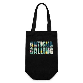 Antigua Souvenir Vacation Antigua Calling - Gift Bag for Bottles - black - Front