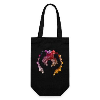 Boxing - Gift Bag for Bottles - black - Front
