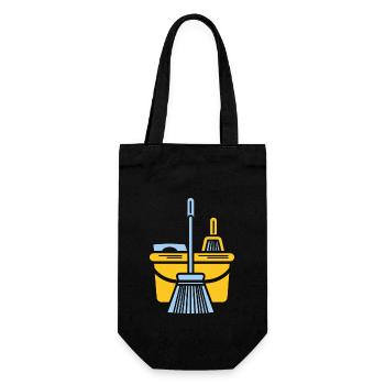 Humou ménage - Sac à bouteille - noir - Devant