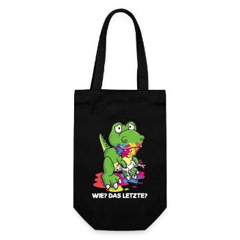 How The Last Dragon Eats Unicorn - Gift Bag for Bottles - black - Front