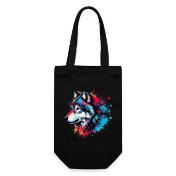 Loup - Sac à bouteille - noir - Devant