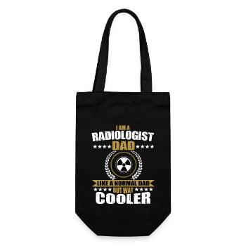 Lustiges Geschenk Für Einen Radiologen Papa - Geschenkbeutel für Flaschen - Schwarz - Vorne