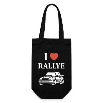 Humour pilote de rallye - Sac à bouteille - noir - Devant