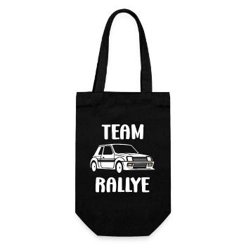 Humour pilote de rallye - Sac à bouteille - noir - Devant