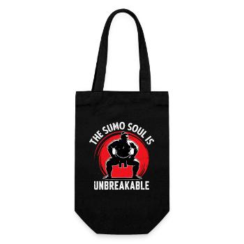 The Sumo Soul is unbreakable - Gift Bag for Bottles - black - Front