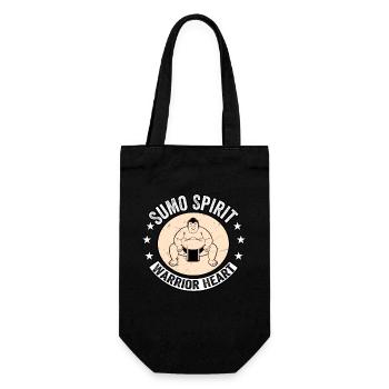 Sumo Spirit Warrior Heart - Gift Bag for Bottles - black - Front
