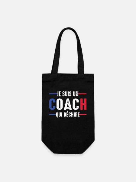 Je suis un coach qui déchire entraineur coach - Sac à bouteille - noir