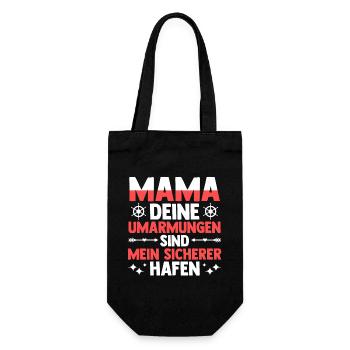 Mother's Day Mom - Gift Bag for Bottles - black - Front
