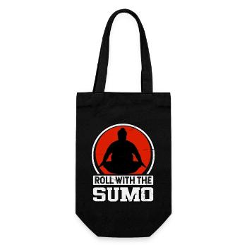 Roll with the Sumo - Gift Bag for Bottles - black - Front