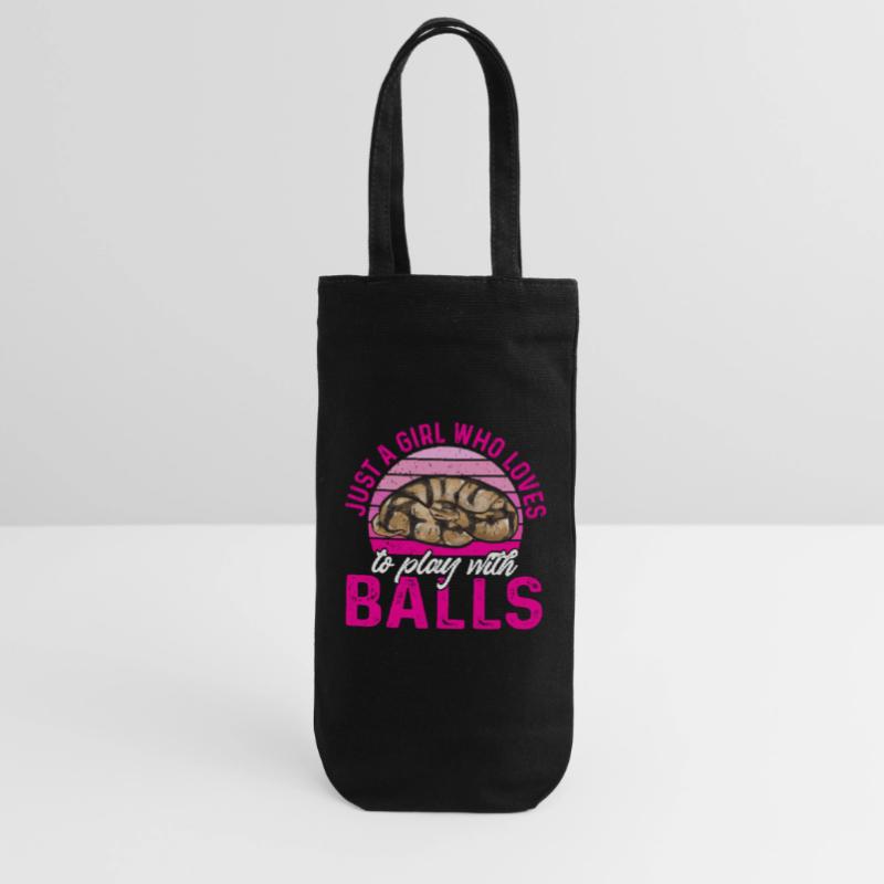 Ball Python Schlange Königspython Geschenkbeutel für Flaschen