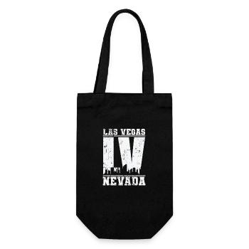 Las Vegas, Nevada City in the USA - Gift Bag for Bottles - black - Front