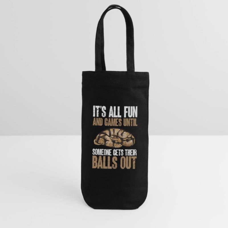 Ball Python Snake King Python Gift Bag for Bottles