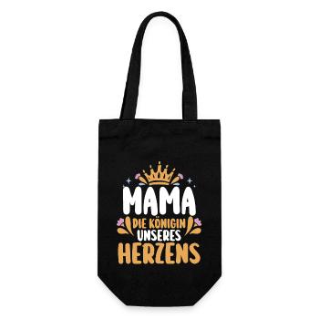 Mom Mother's Day Mom - Gift Bag for Bottles - black - Front