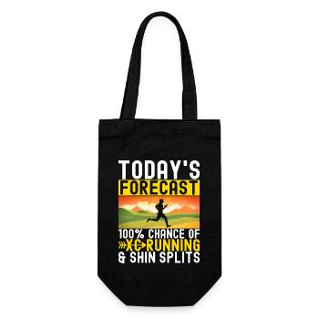 XC Running Running Runner Cross Country - Gift Bag for Bottles - black - Front