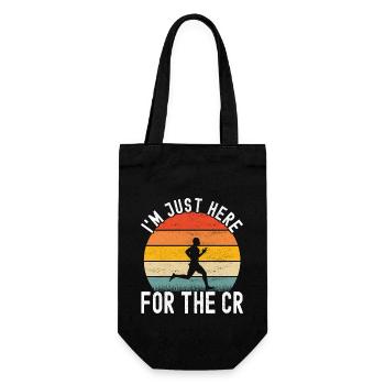 XC Running Lauf Läufer Cross Country - Geschenkbeutel für Flaschen - Schwarz - Vorne