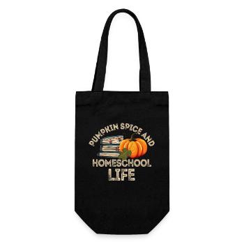 Épices à la citrouille et vie à la maison - Sac à bouteille - noir - Devant