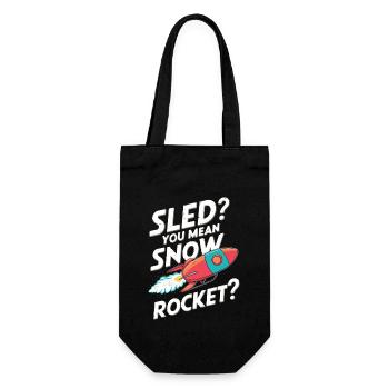 Luge Neige Luge Sport d’hiver Winter Outdood - Sac à bouteille - noir - Devant