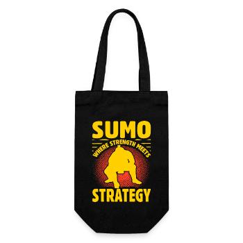 Sumo où la force rencontre la stratégie - Sac à bouteille - noir - Devant