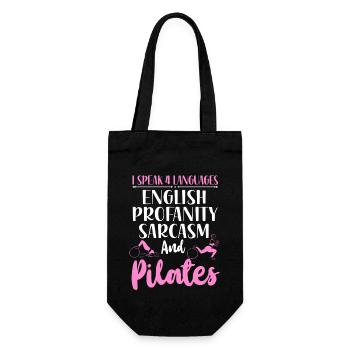 Instructeur de Pilates Professeur Je parle - Sac à bouteille - noir - Devant
