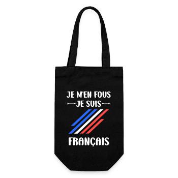 Je suis français - Sac à bouteille - noir - Devant