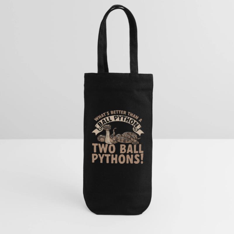 Ball Python Snake King Python Gift Bag for Bottles