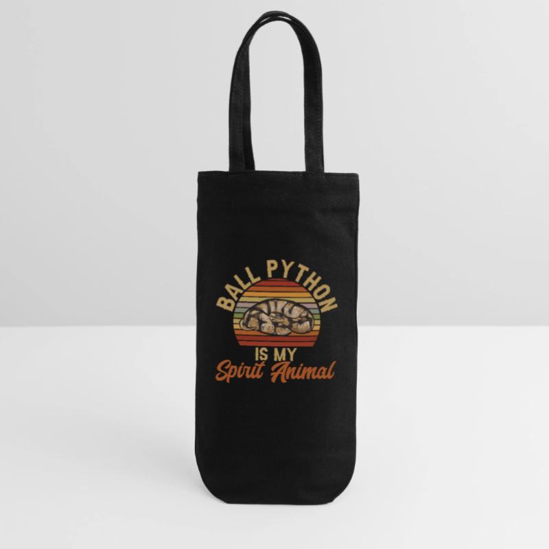 Ball Python Snake King Python Gift Bag for Bottles