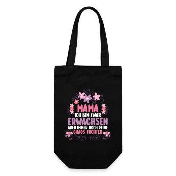 Mom Mother's Day Mom - Gift Bag for Bottles - black - Front