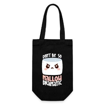 Melodramatic Marshmallow - Gift Bag for Bottles - black - Front