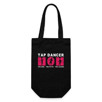 Tap Dancer Mom The Idol The Myth The Tap Dancing - Gift Bag for Bottles - black - Front