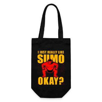 J’aime vraiment le sumo, d’accord ? - Sac à bouteille - noir - Devant